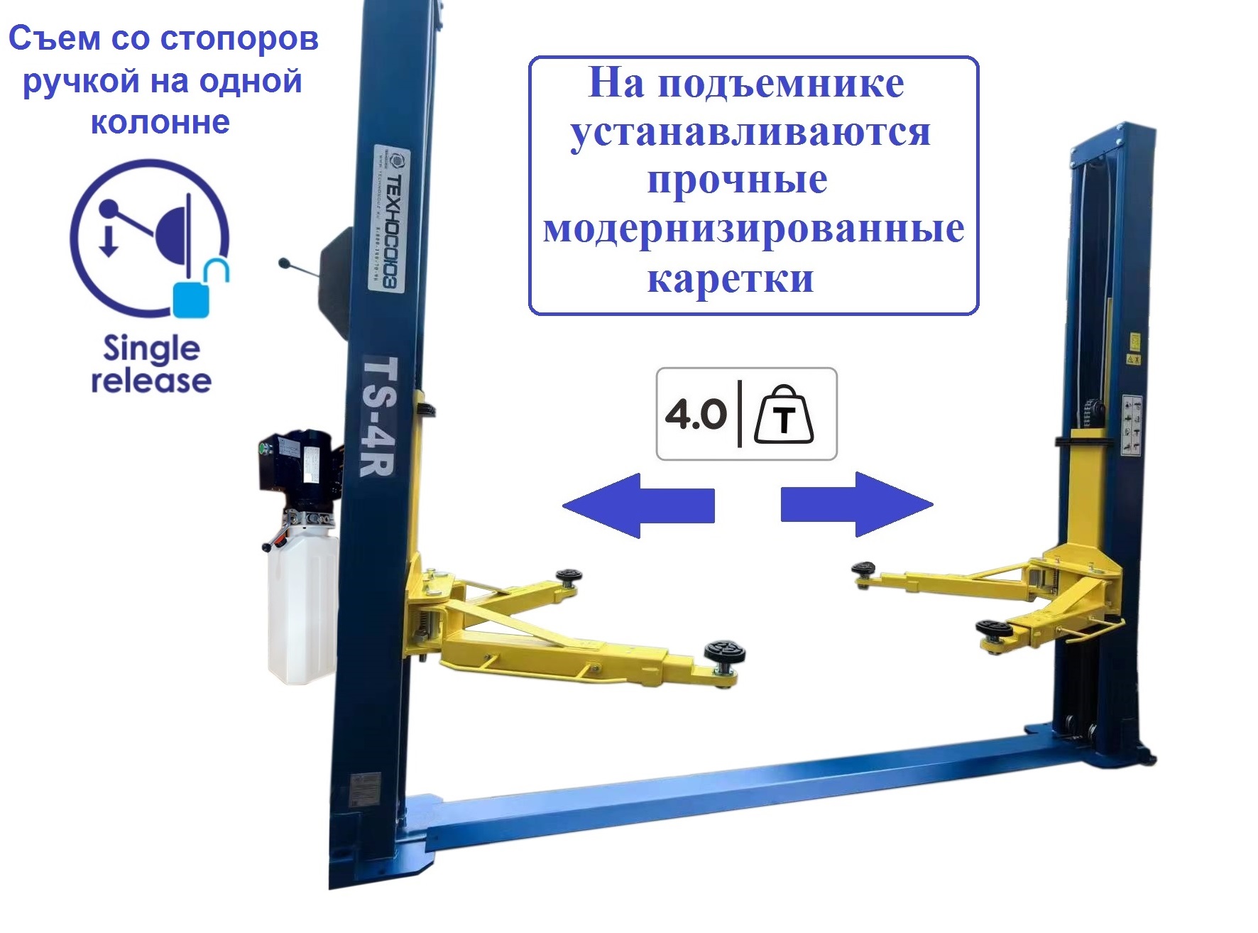 Двухстоечные подъемники купить в Ставрополе, цена на двухстоечный подъемник  - Техносоюз