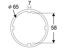 Головка для гаек 8-скоростной КПП 3/4" х 58мм (SCANIA) JTC-4191 